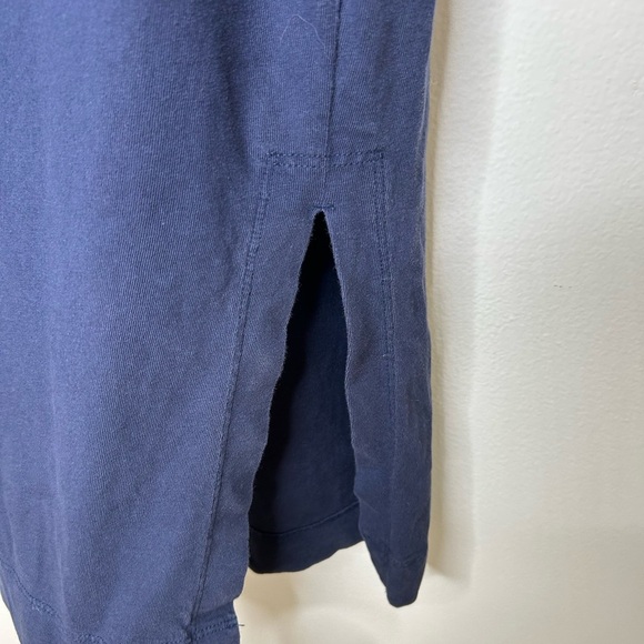 EVERLANE The Long Weekend Cotton Tank Dress Navy - Picture 5 of 7